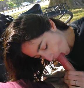 xxxฝรั่ง How does a day at the park end up with a public blowjob?