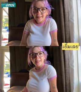 สาวแว่นเด็กเนิร์ดต้องเจอดี Goth Big Step Sister vs Horny Little Perv - Charli O