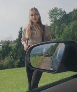 หลงเขาเด้าไม่เลือก Lost hitchhiking babe gets picked up by stranger ซับไทย